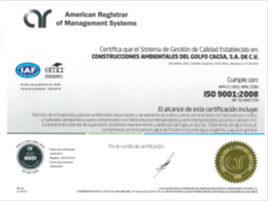 certificaciones
